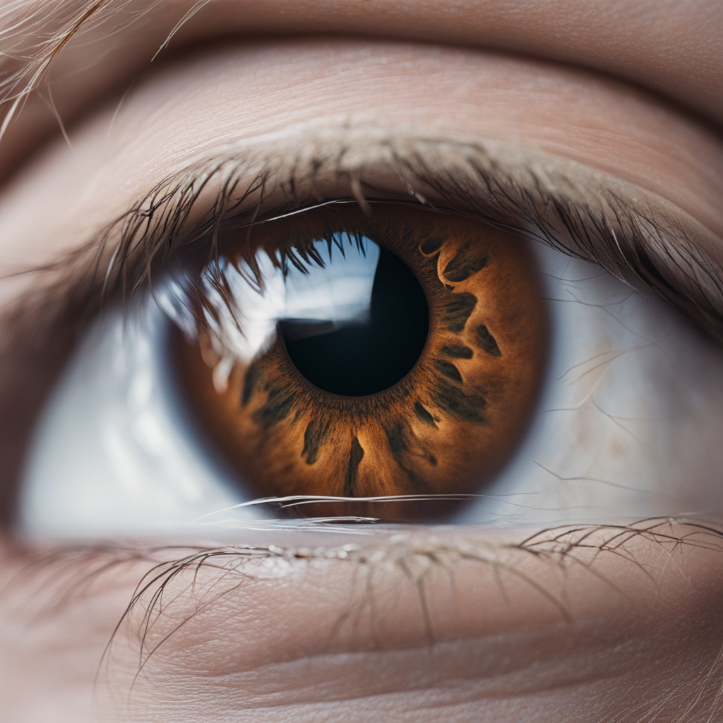 Closeup of human eye